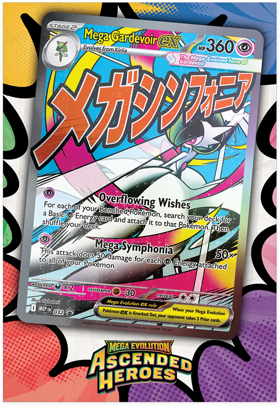 Pokémon Ascended Heroes - Premium Poster Collection - Mega Gardevoir ex