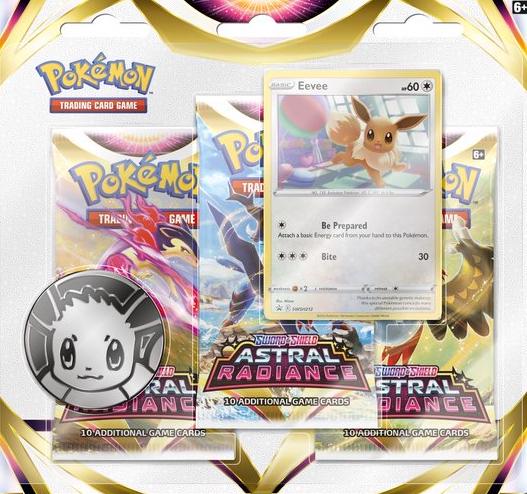 Pokémon - ASTRAL RADIANCE - 3 PACK BLISTER - EEVEE