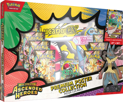 Pokémon Ascended Heroes - Premium Poster Collection - Mega Lucario ex