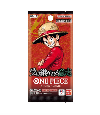 Bandai One Piece Booster Box Inherited Will  OP-13
